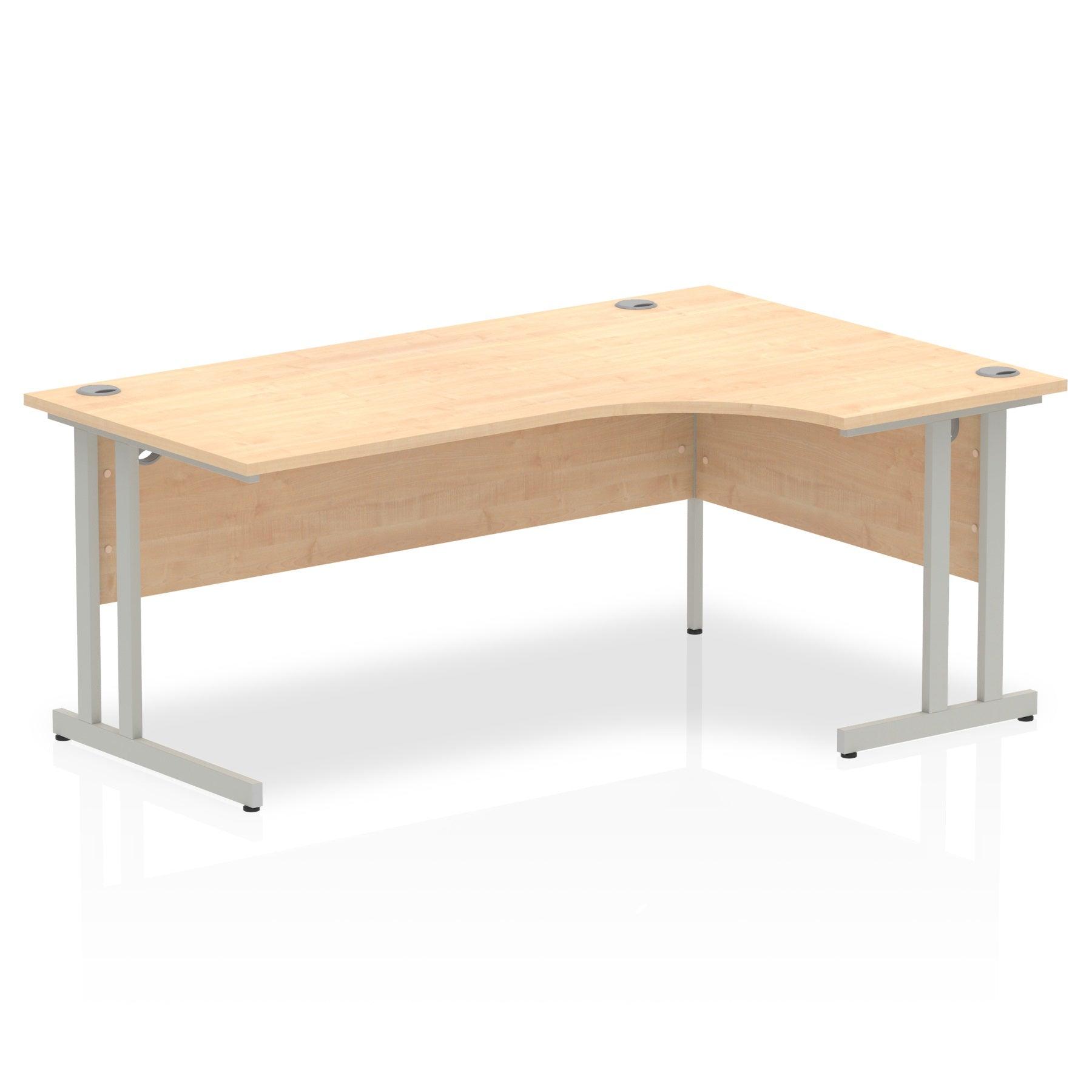 Impulse 1800mm Right Crescent Desk Cantilever Leg