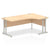 Impulse 1800mm Right Crescent Desk Cantilever Leg