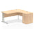 Impulse 1600mm Cantilever Left Crescent Desk Workstation