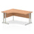 Impulse 1600mm Left Crescent Desk Cantilever Leg