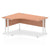 Impulse 1600mm Left Crescent Desk Cantilever Leg