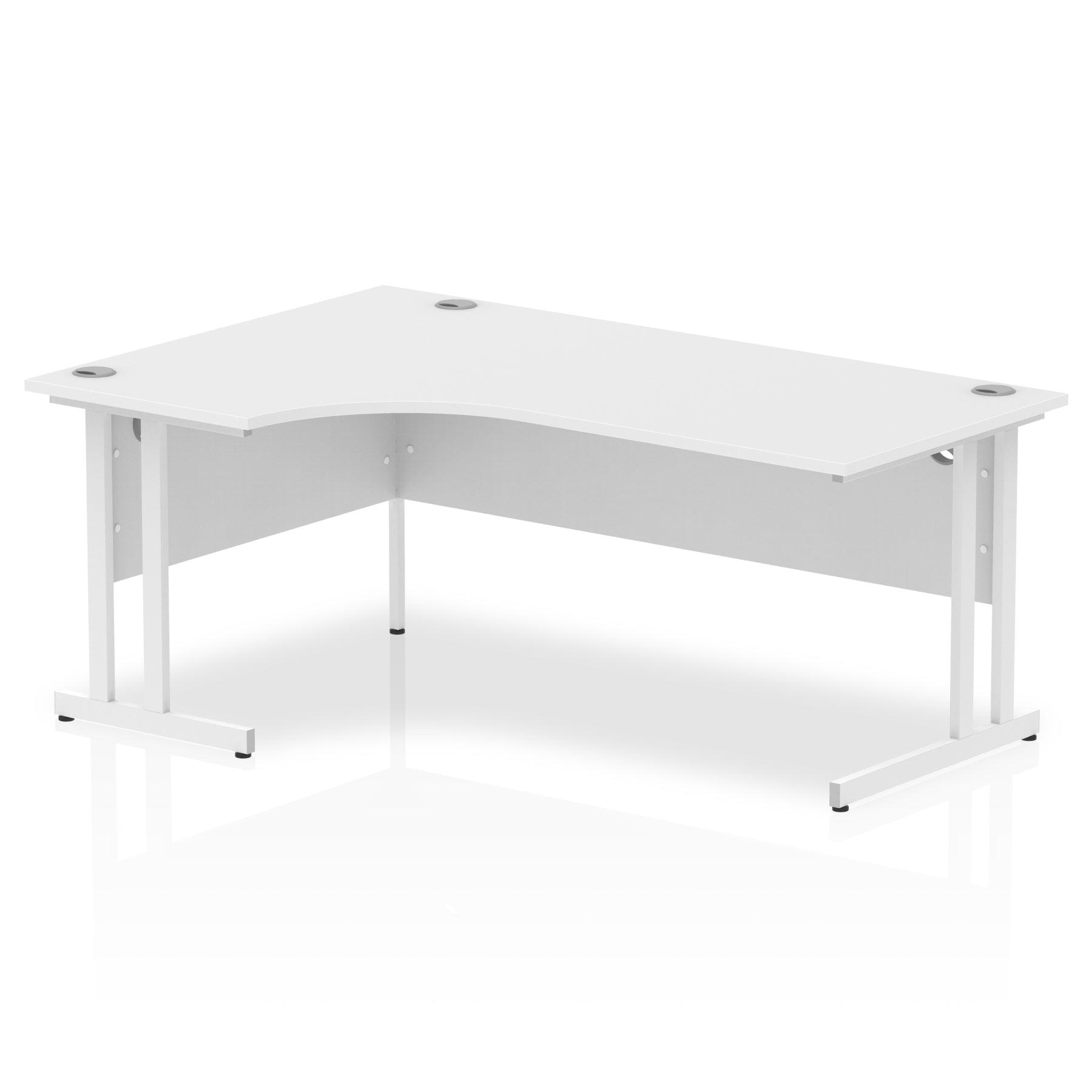 Impulse 1800mm Left Crescent Desk Cantilever Leg