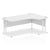 Impulse 1800mm Right Crescent Desk Cantilever Leg