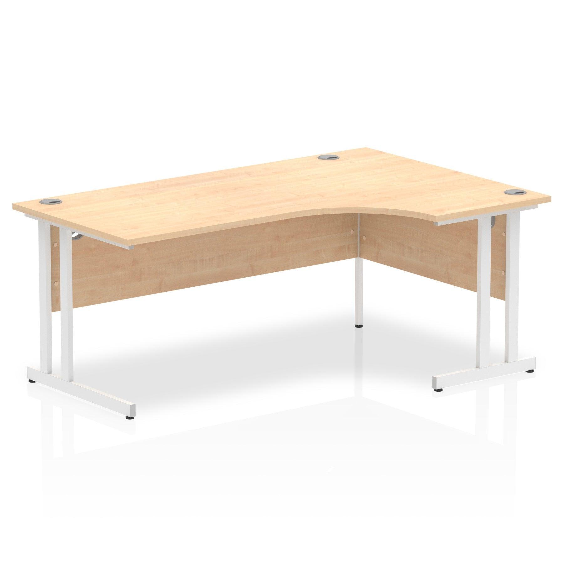 Impulse 1800mm Right Crescent Desk Cantilever Leg