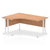 Impulse 1600mm Left Crescent Desk Cantilever Leg