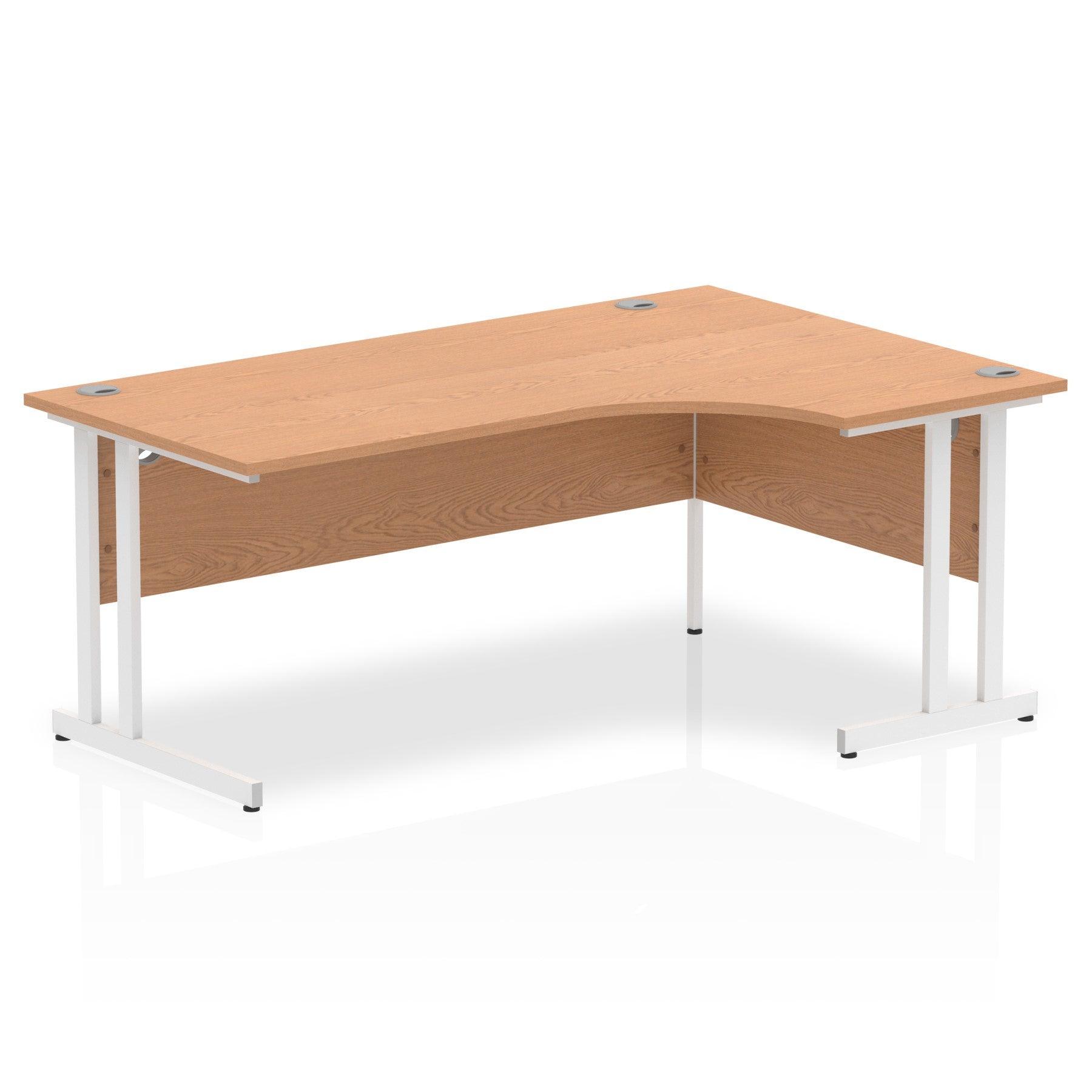 Impulse 1800mm Right Crescent Desk Cantilever Leg