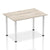 Impulse Straight Table with Post Leg - Quality Office Furniture