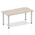 Impulse Straight Table with Post Leg - Quality Office Furniture