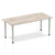 Impulse 1800mm Straight Table With Post Leg