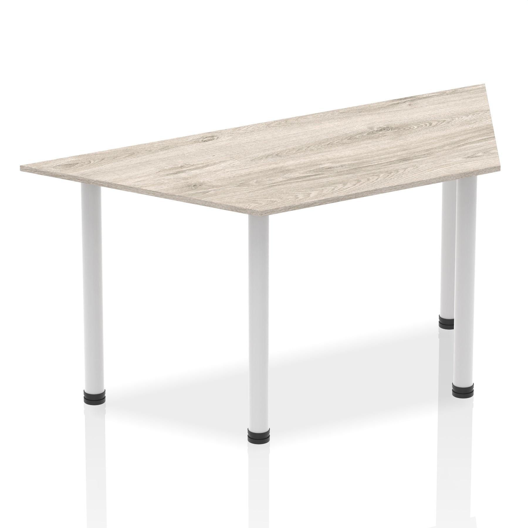 Impulse 1600mm Trapezium Table With Post Leg