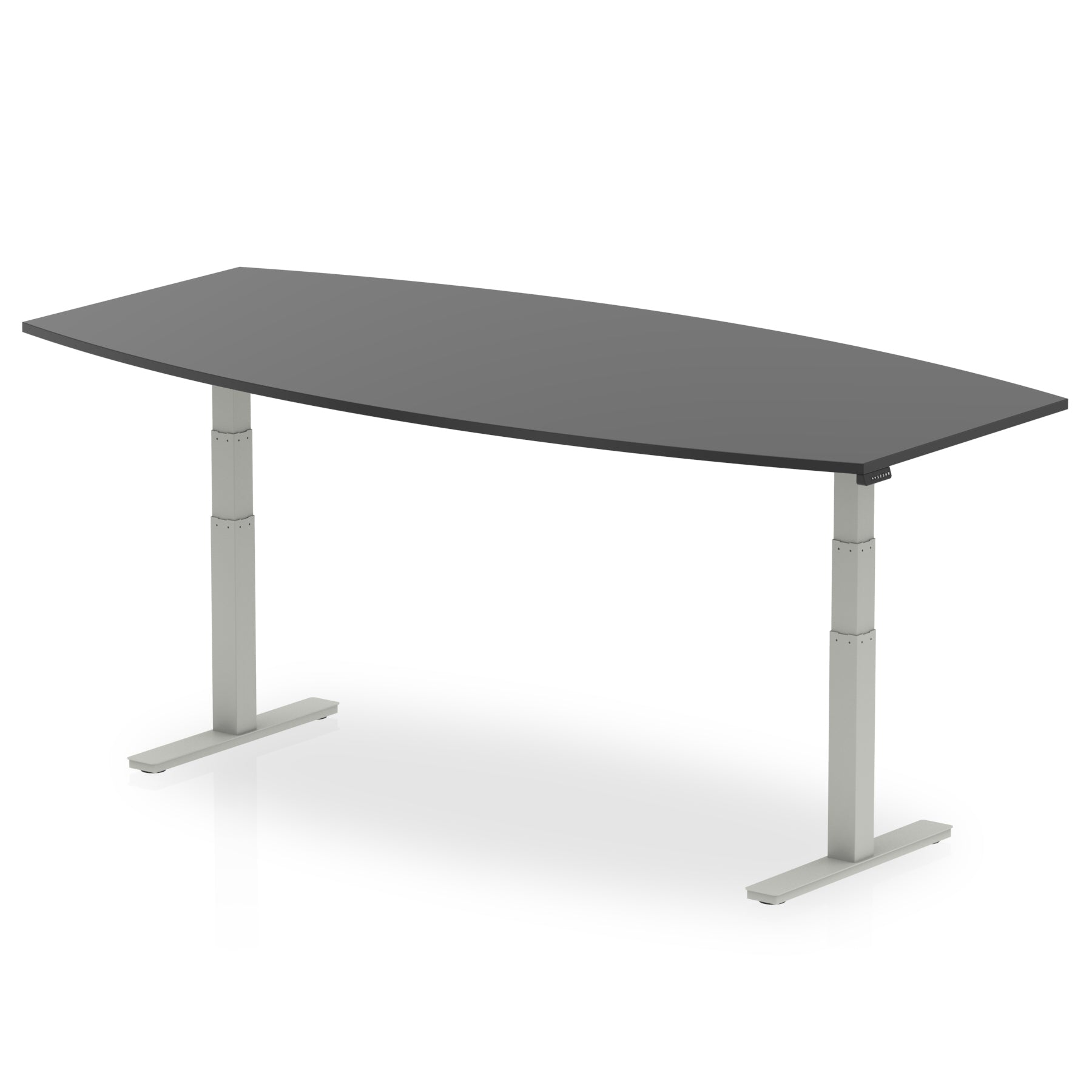 High Gloss Writable Boardroom Table Height Adjustable