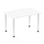 Impulse Straight Table with Post Leg - Quality Office Furniture