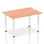 Impulse Straight Table with Post Leg - Quality Office Furniture