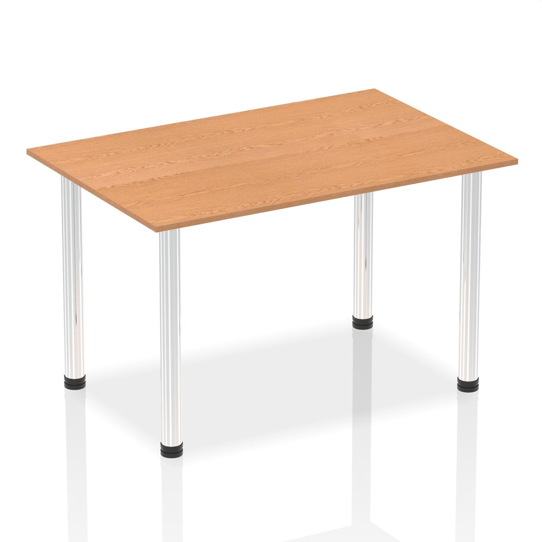 Impulse Straight Table with Post Leg - Quality Office Furniture