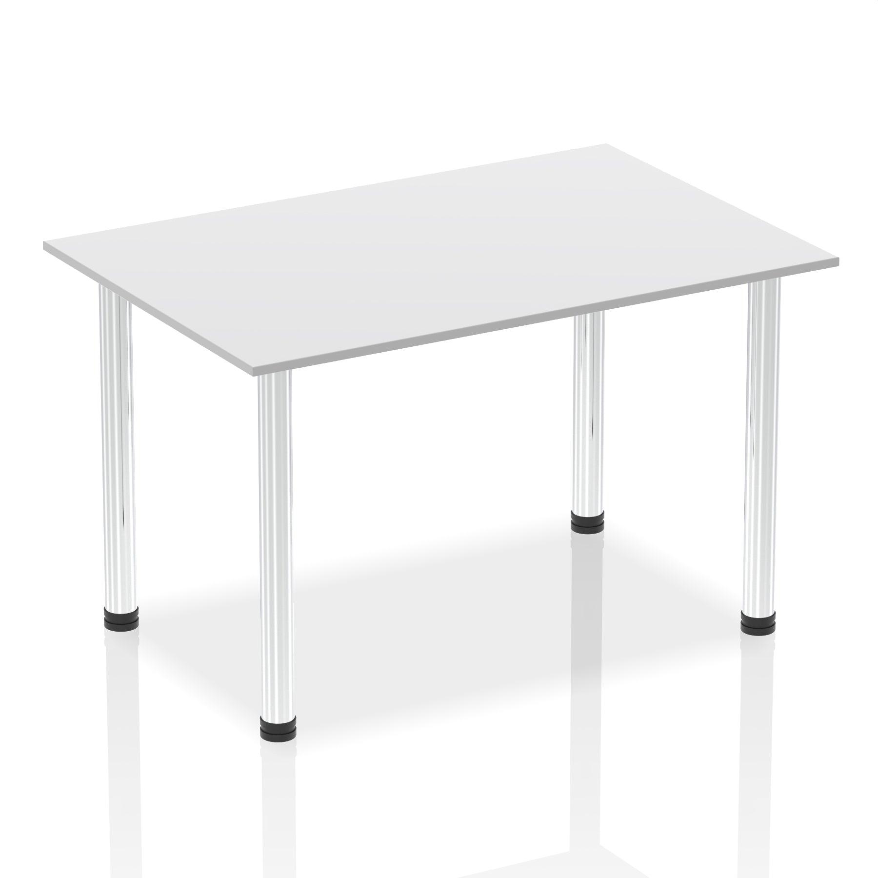 Impulse Straight Table with Post Leg - Quality Office Furniture