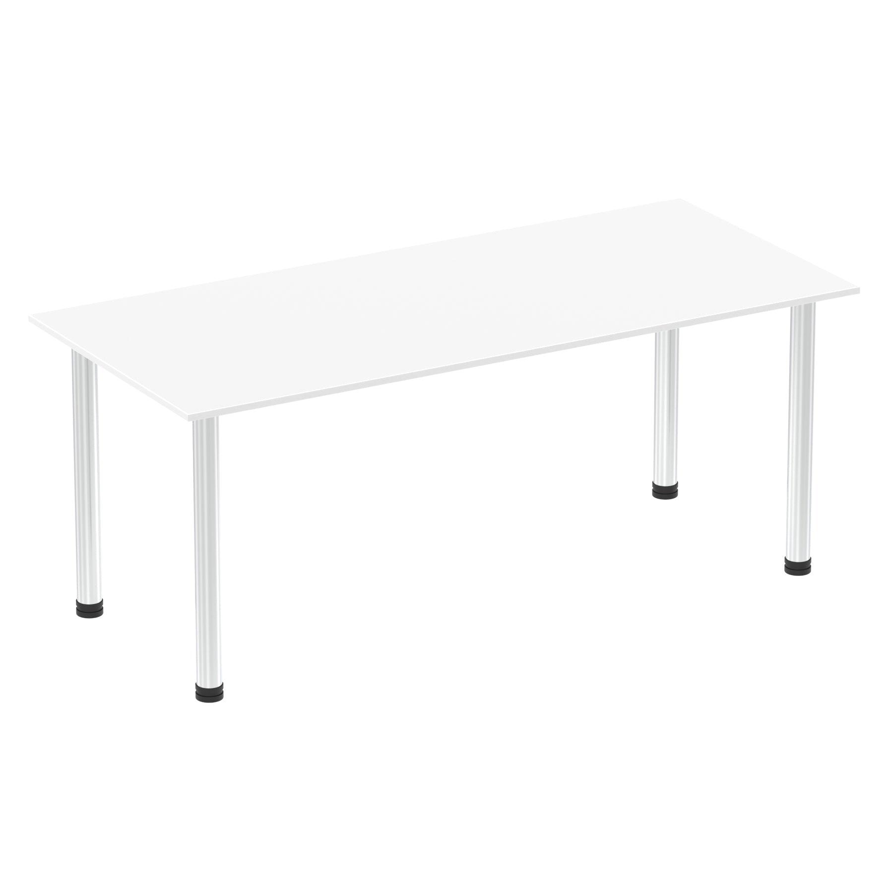 Impulse 1800mm Straight Table With Post Leg