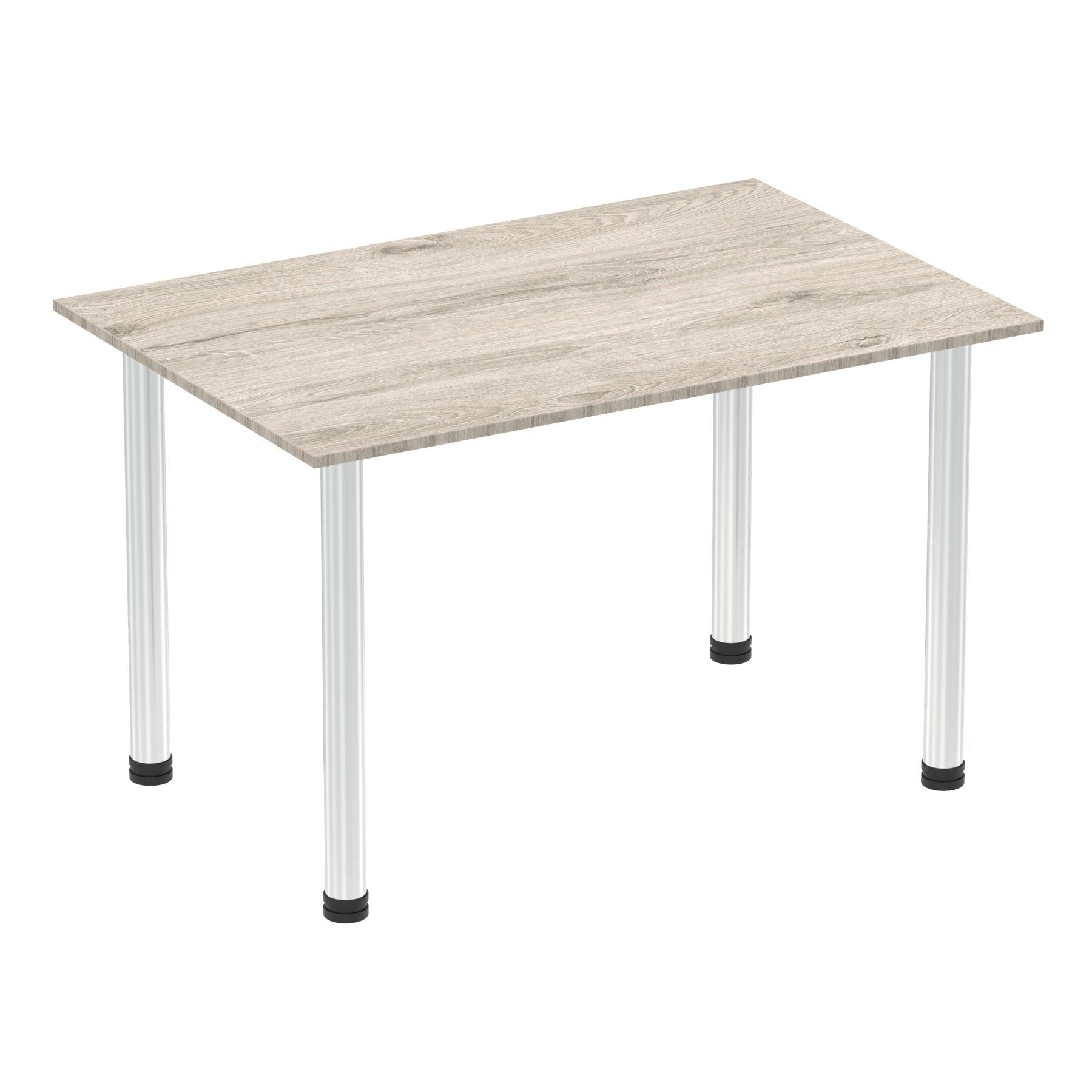 Impulse Straight Table with Post Leg - Quality Office Furniture