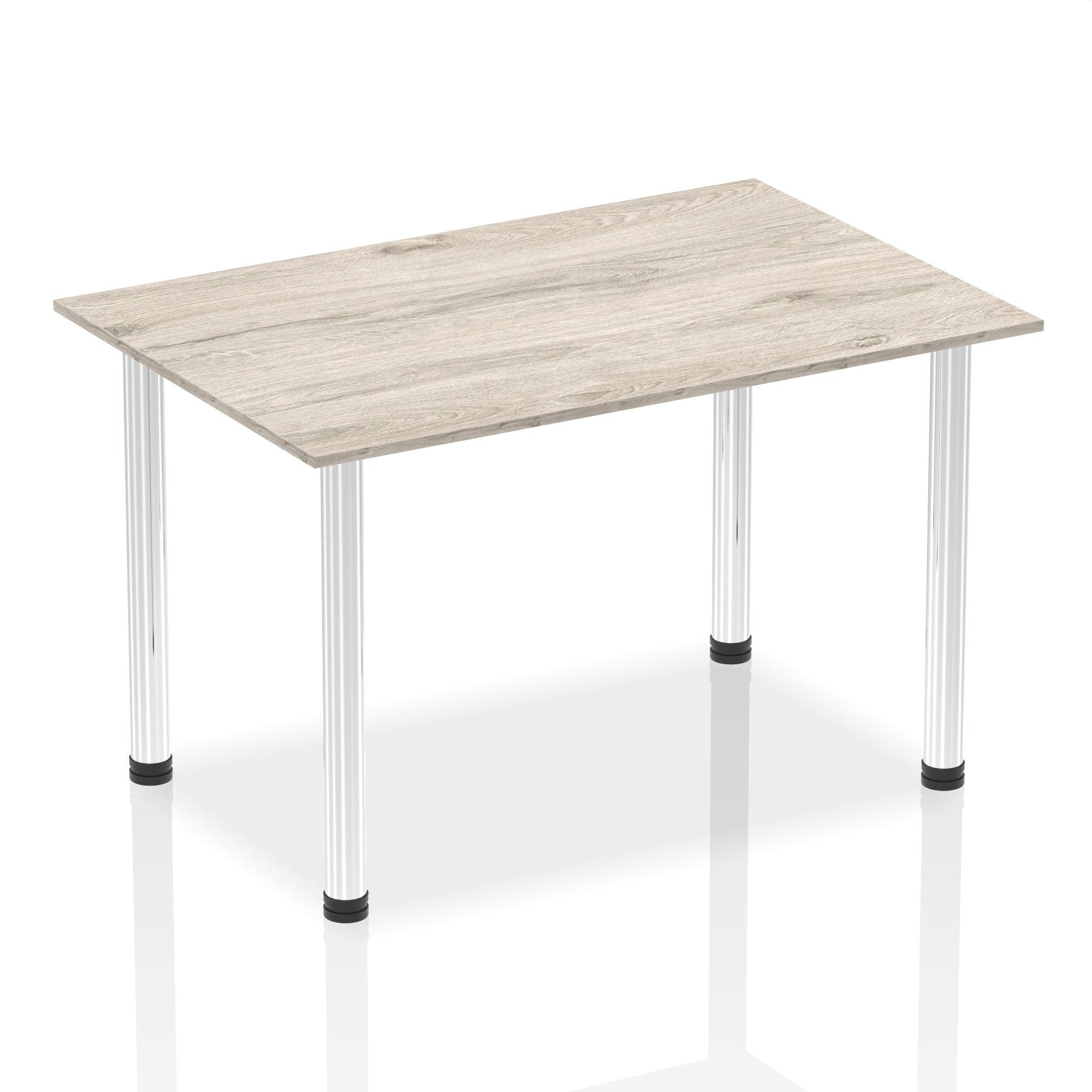 Impulse Straight Table with Post Leg - Quality Office Furniture