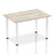 Impulse Straight Table with Post Leg - Quality Office Furniture