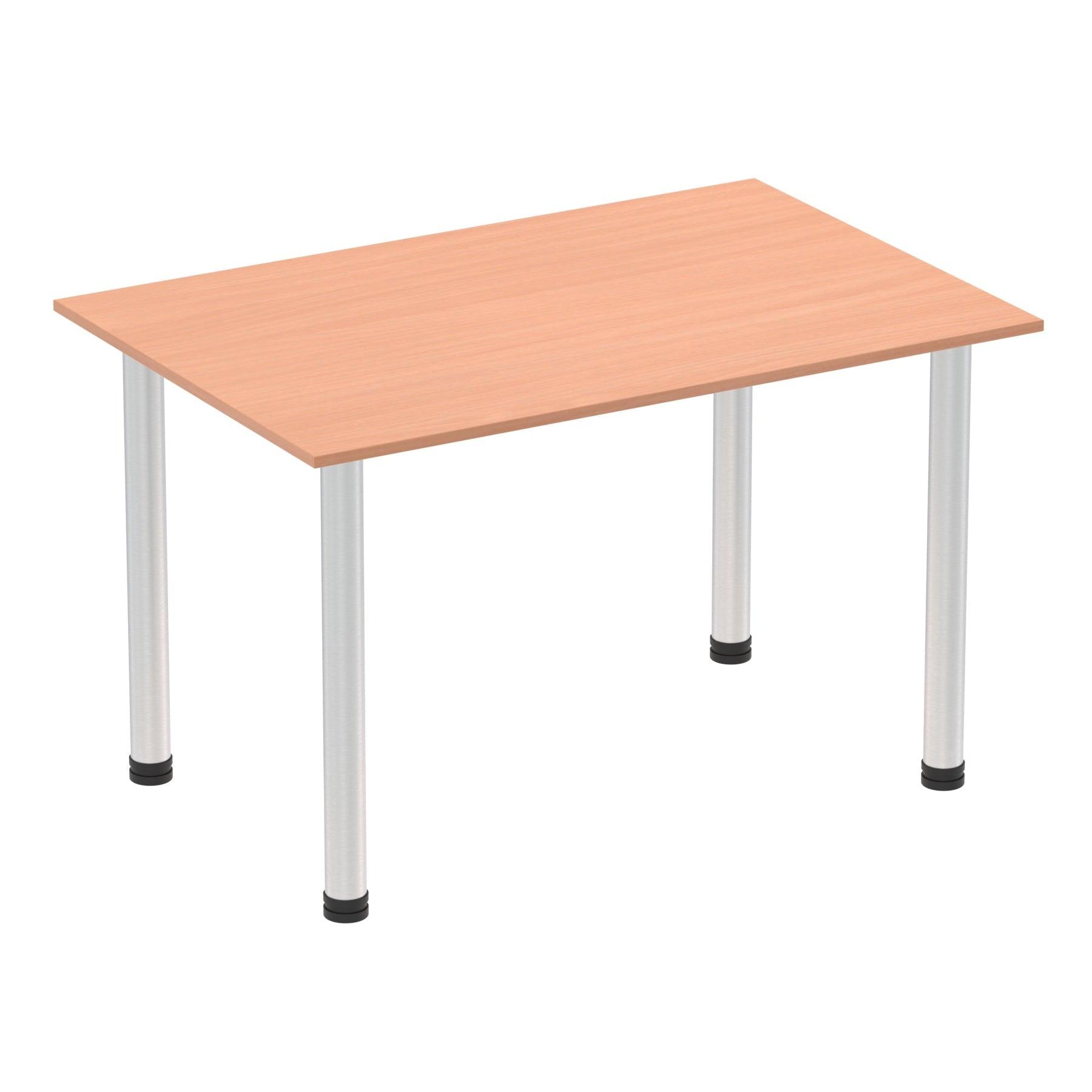 Impulse Straight Table with Post Leg - Quality Office Furniture