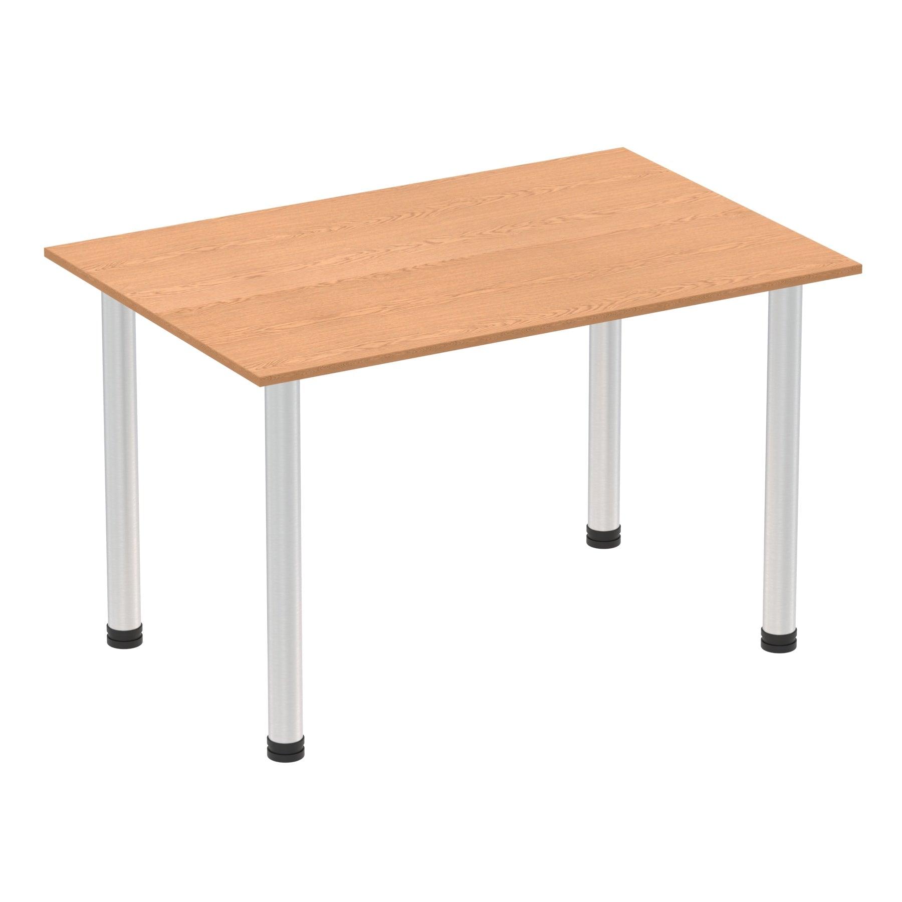 Impulse Straight Table with Post Leg - Quality Office Furniture