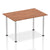 Impulse Straight Table with Post Leg - Quality Office Furniture