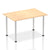 Impulse Straight Table with Post Leg - Quality Office Furniture