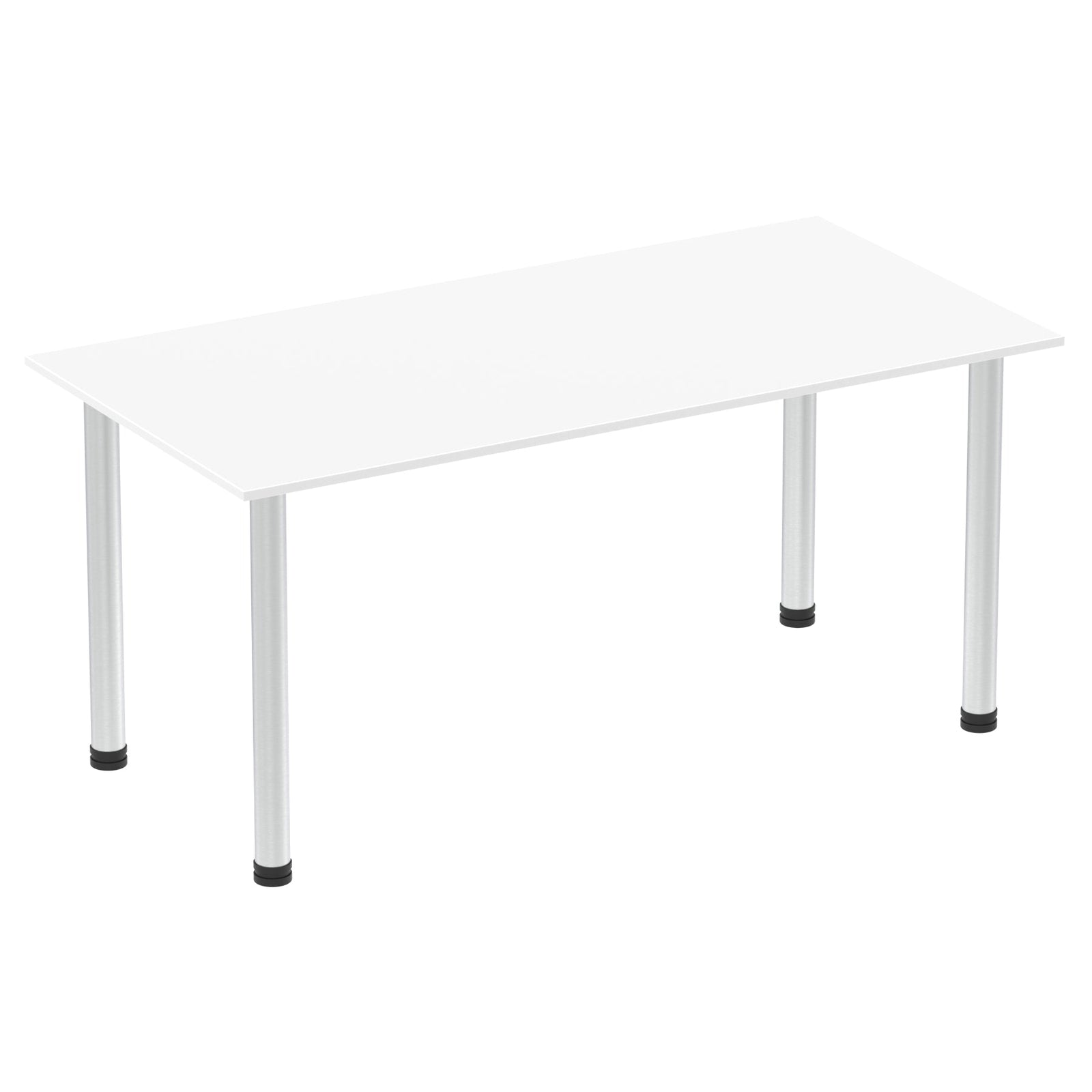 Impulse 1600mm Straight Table With Post Leg
