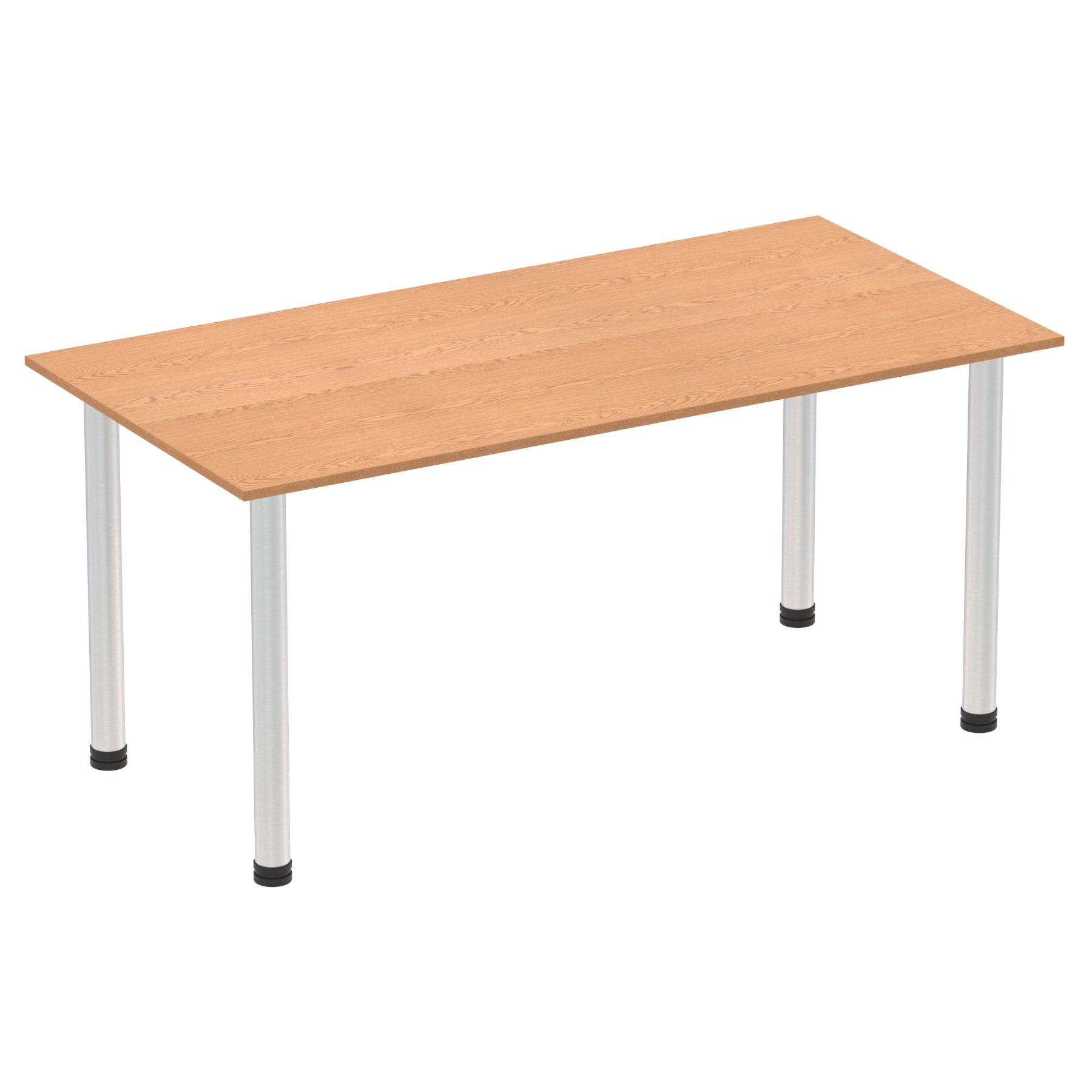 Impulse Straight Table with Post Leg - Quality Office Furniture