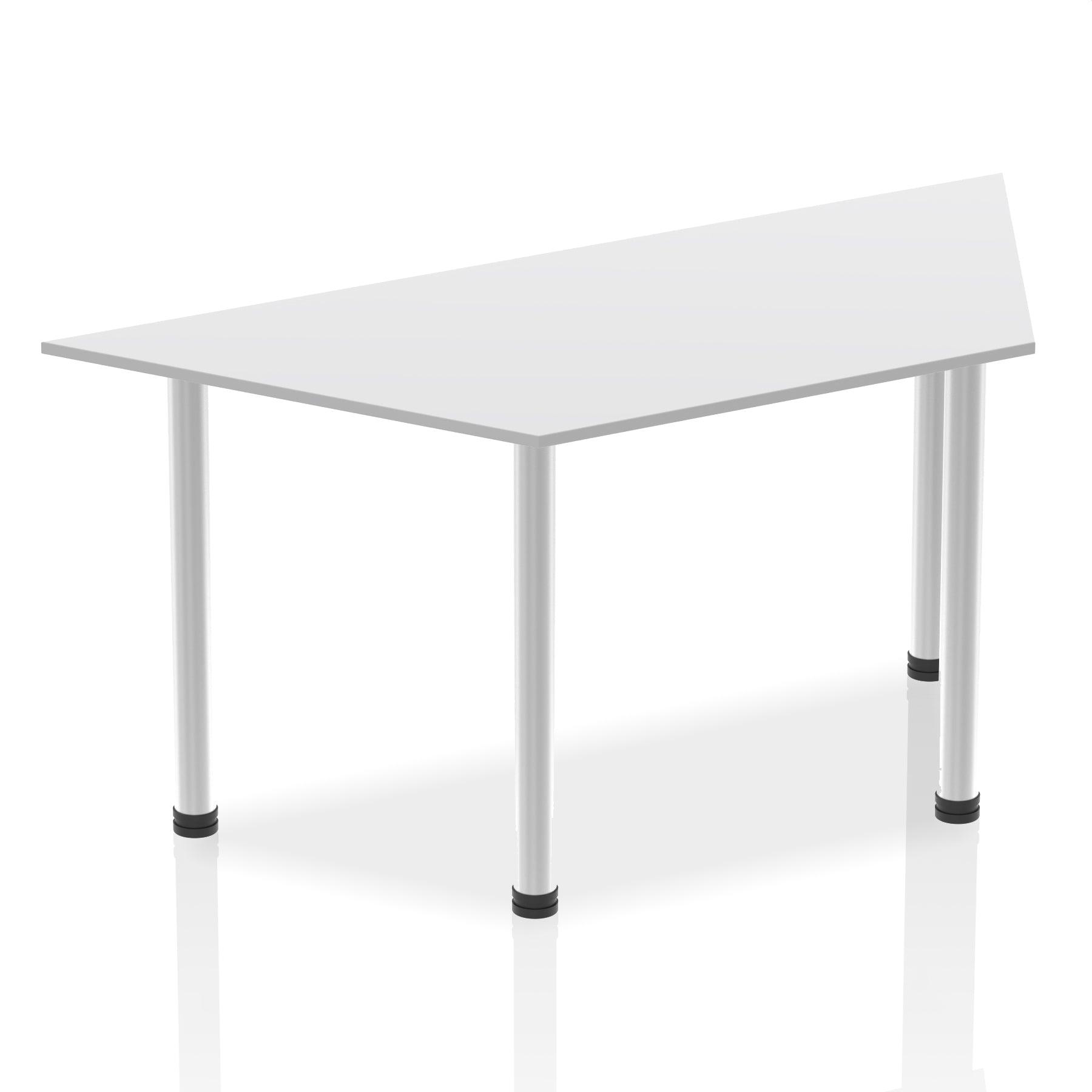 Impulse 1600mm Trapezium Table With Post Leg