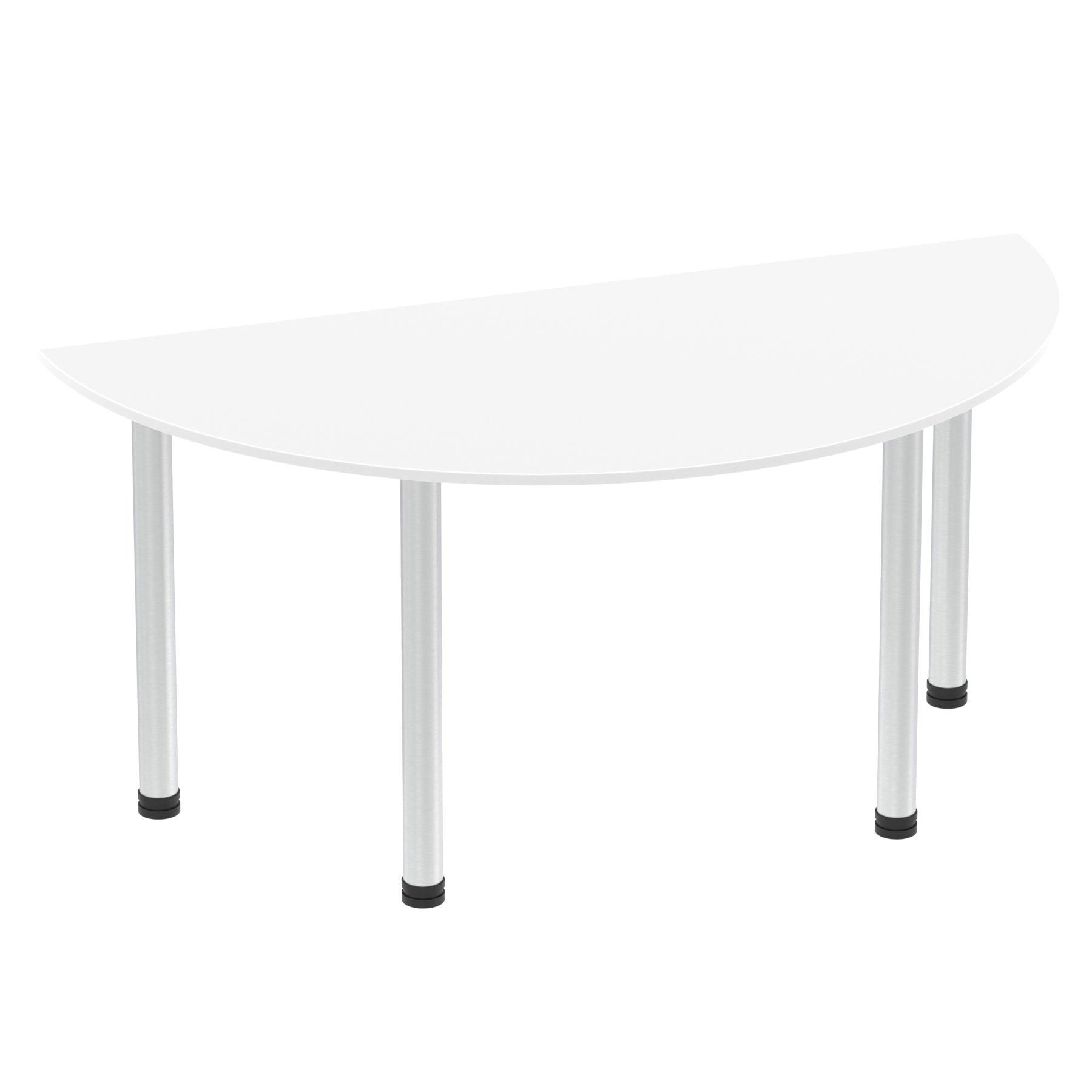 Impulse Semi-Circle Table With Post Leg