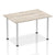 Impulse Straight Table with Post Leg - Quality Office Furniture