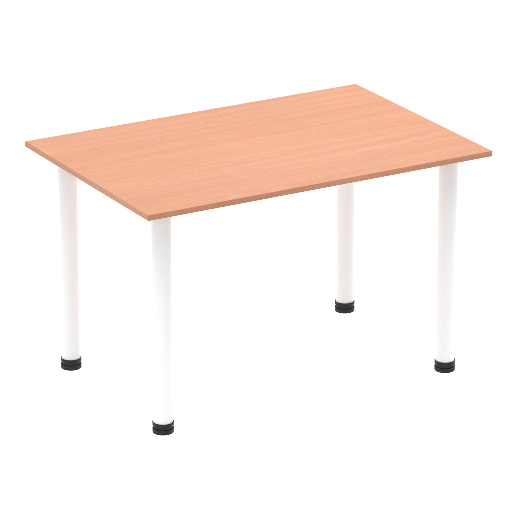 Impulse Straight Table with Post Leg - Quality Office Furniture