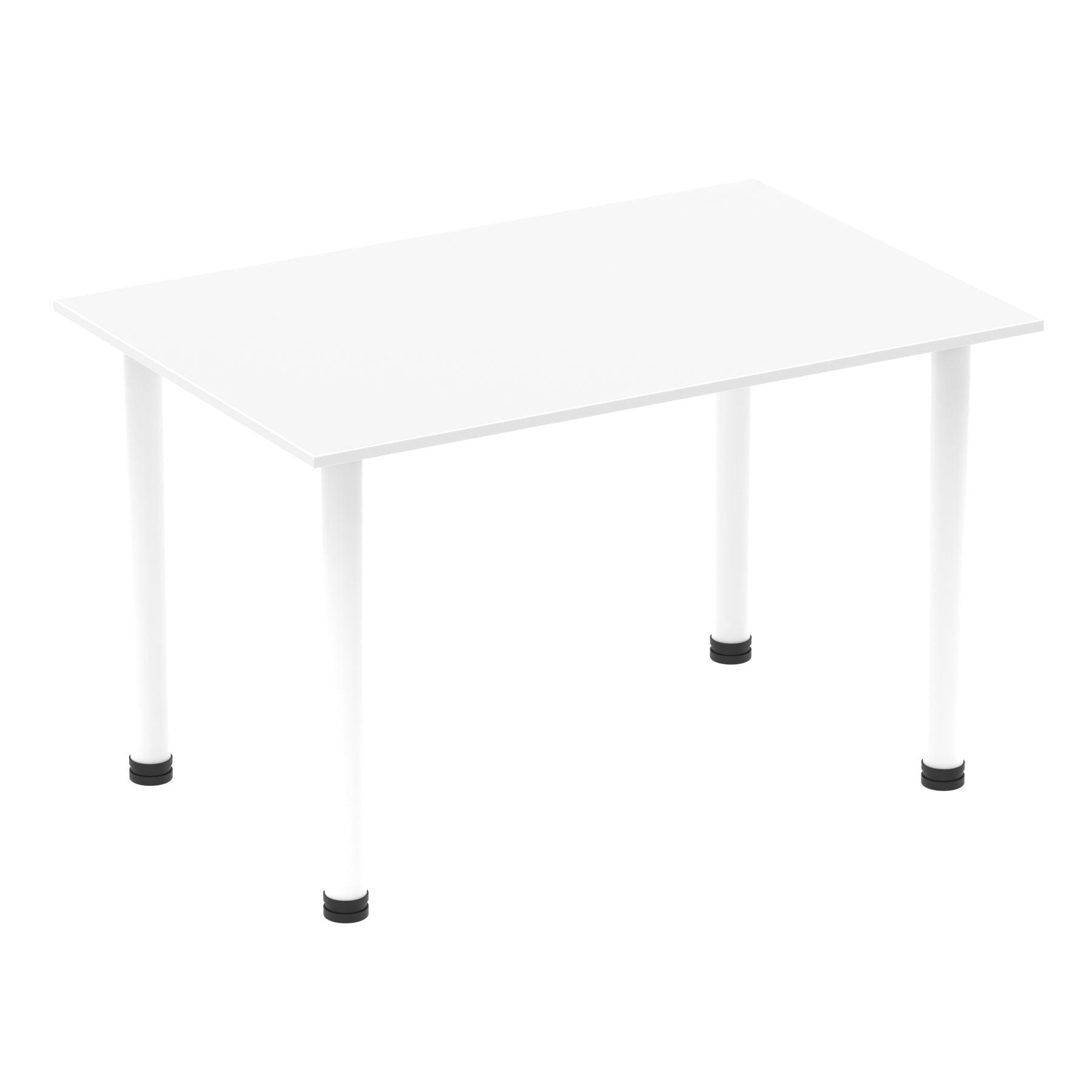 Impulse Straight Table with Post Leg - Quality Office Furniture