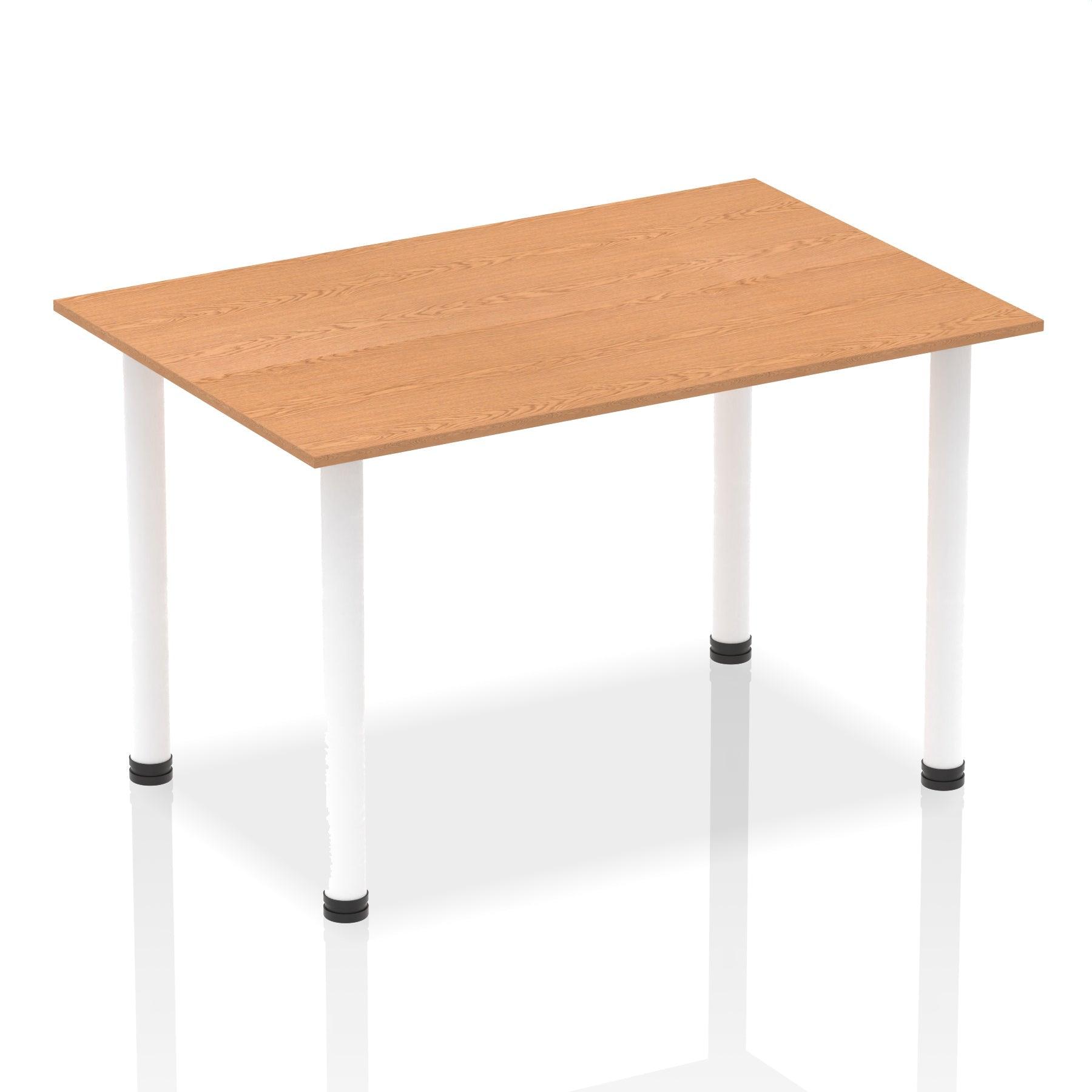 Impulse Straight Table with Post Leg - Quality Office Furniture