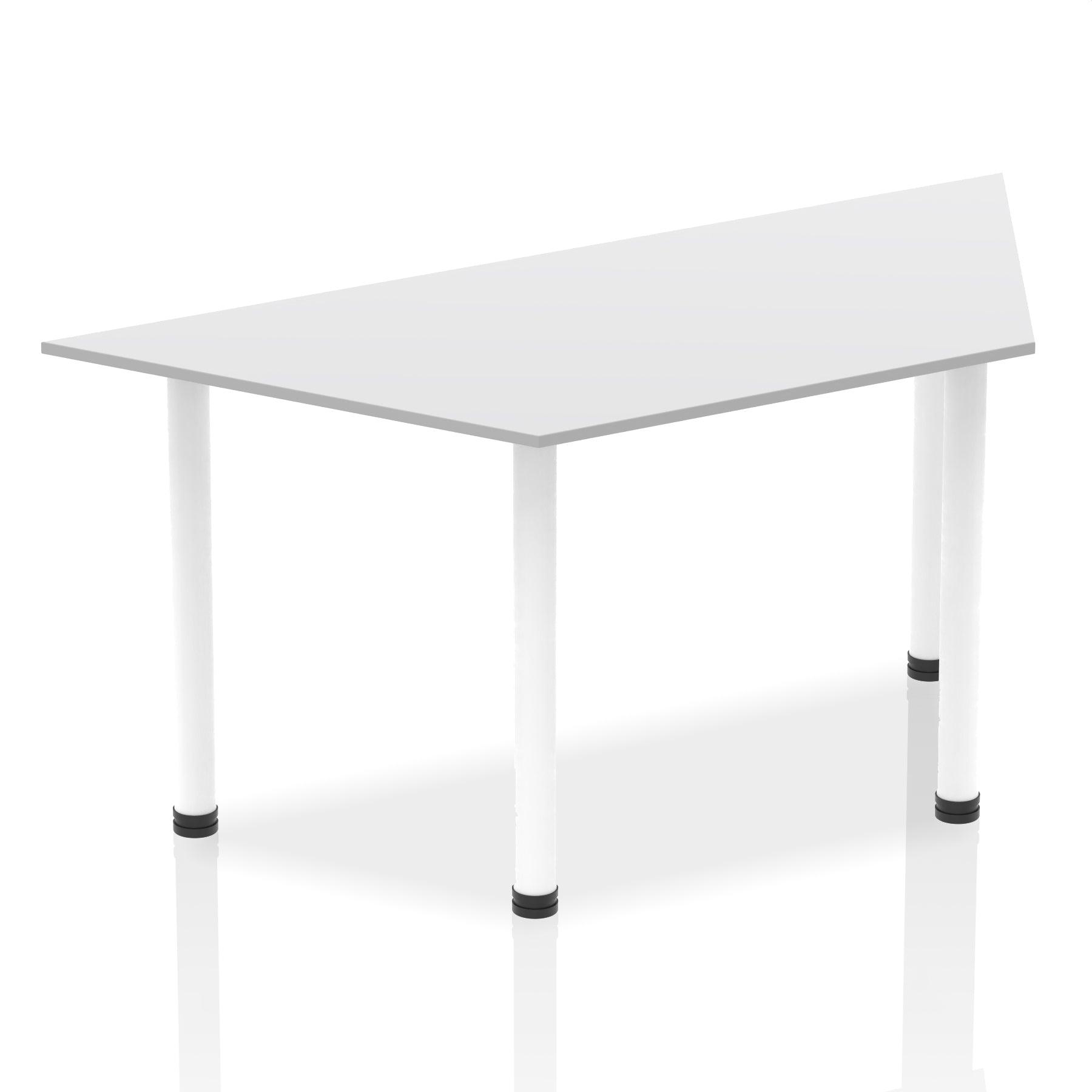 Impulse 1600mm Trapezium Table With Post Leg