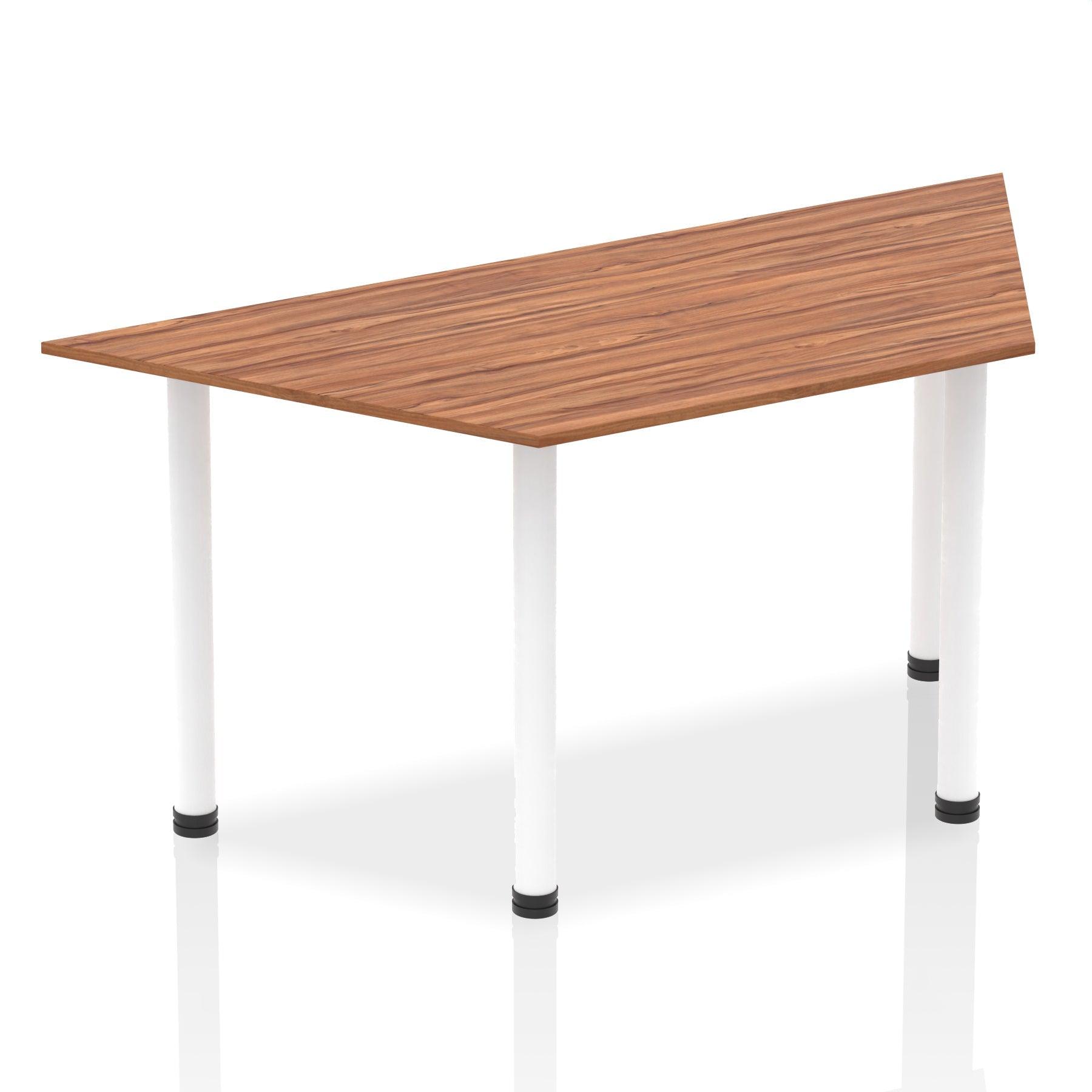 Impulse 1600mm Trapezium Table With Post Leg