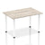 Impulse Straight Table with Post Leg - Quality Office Furniture