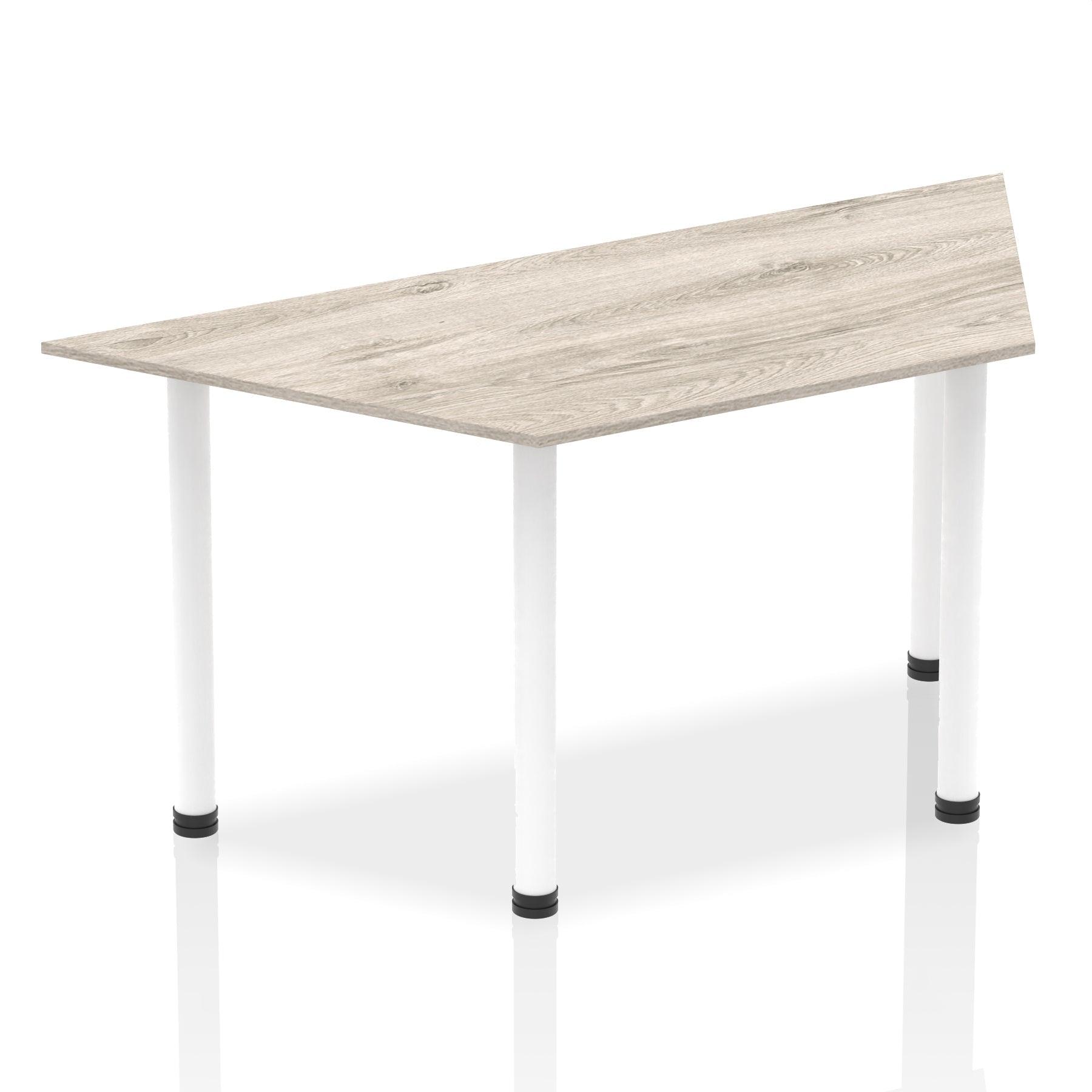 Impulse 1600mm Trapezium Table With Post Leg