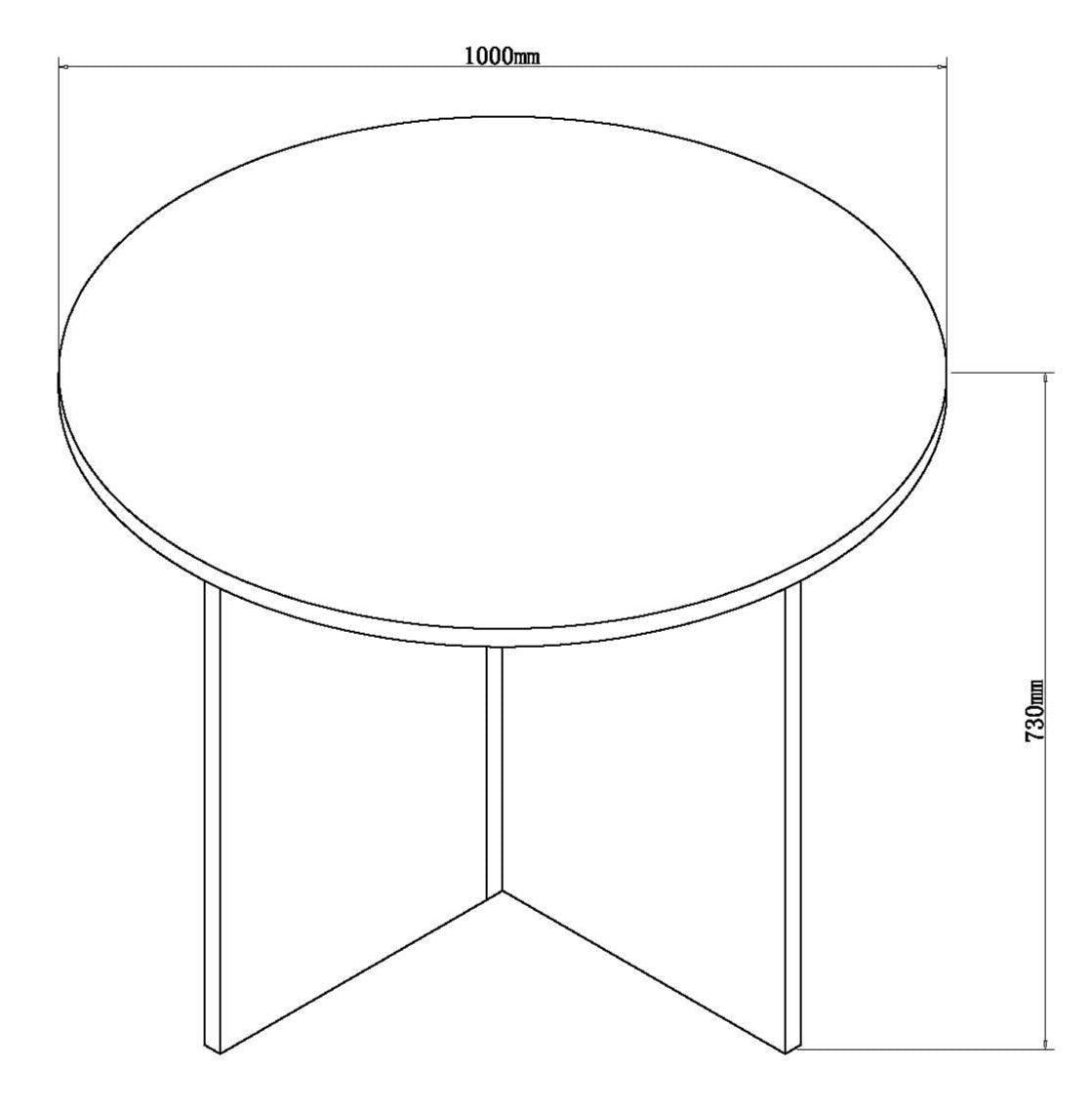 Impulse Round Table Arrowhead Leg