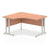 Impulse 1400mm Left Crescent Desk Cantilever Leg