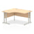 Impulse 1400mm Left Crescent Desk Cantilever Leg