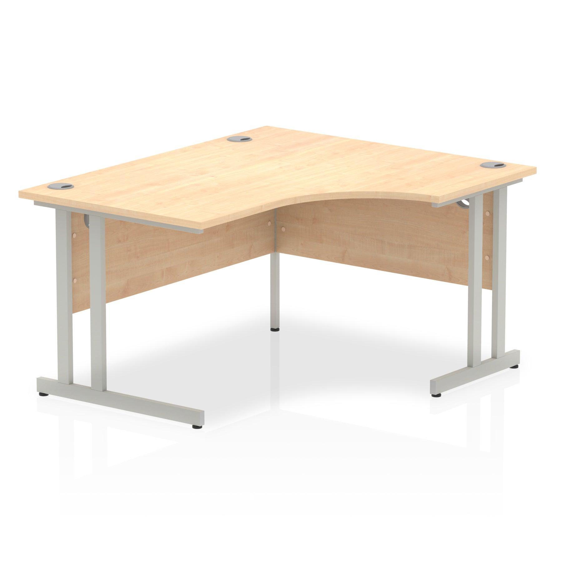 Impulse 1400mm Right Crescent Desk Cantilever Leg