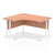 Impulse 1400mm Left Crescent Desk Cantilever Leg