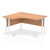 Impulse 1400mm Left Crescent Desk Cantilever Leg