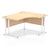 Impulse 1400mm Right Crescent Desk Cantilever Leg