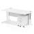 Impulse 1600mm Cantilever Straight Desk With Mobile Pedestal