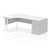 Impulse 1600mm Cantilever Right Hand Crescent Desk Workstation