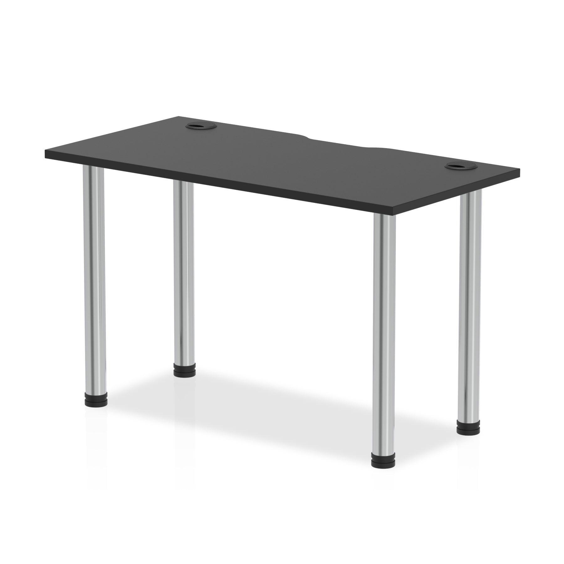 Impulse Black Series Slimline Straight Table