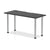 Impulse Black Series Slimline Straight Table